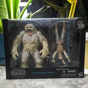 Star Wars Black Series Luke Skywalker & Wampa Deluxe Figure Set Sealed